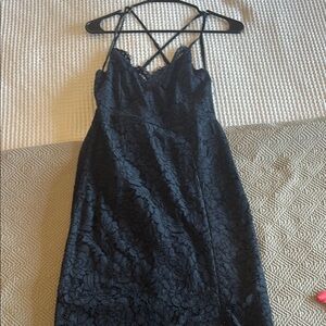 Elegant Black Lace Dress